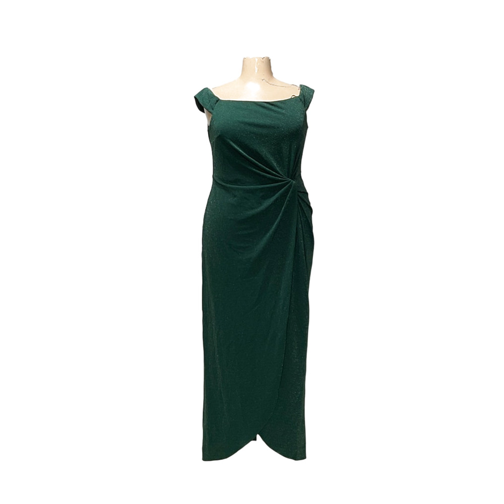 Adrianna Papell Green Plus-Size Bodycon Dress